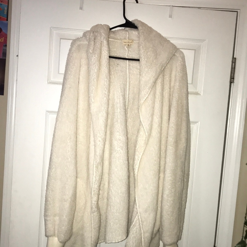 Hooded Teddy-Bear Cardigan